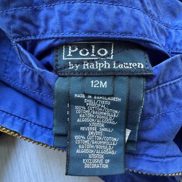 Polo Ralph Lauren Boys Size 12M Reversible Jacket Bleecker Classic Challenge Cup - Picture 11 of 11